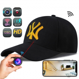 HD WIFI Hat Spy Camera Hidden Cap with Remote Monitoring and Built-in Battery Price in Pakistan | LAPTAB