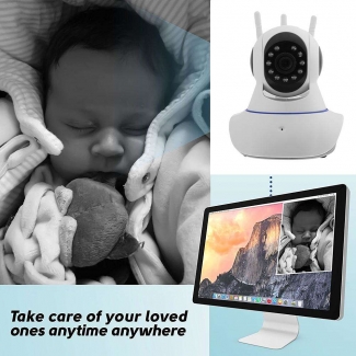 Three Antennas WiFi Security Camera with Smartphone Remote View and Two-Way Audio Price in Pakistan | LAPTAB