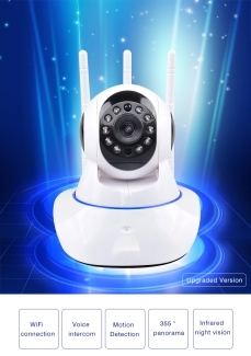 Three Antennas WiFi Security Camera with Smartphone Remote View and Two-Way Audio Price in Pakistan | LAPTAB