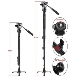 YUNTENG VCT-588 Extendable Tripod Monopod 65-155cm Aluminum Alloy 6kg Load Price in Pakistan | LAPTAB