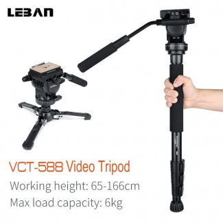 YUNTENG VCT-588 Extendable Tripod Monopod 65-155cm Aluminum Alloy 6kg Load Price in Pakistan | LAPTAB