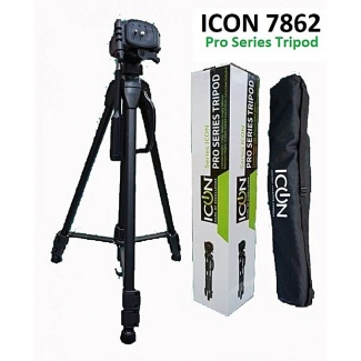Icon Tripod Pro Series 7862, 1510mm Max Height, 3-Section with Carry Case Price in Pakistan | LAPTAB