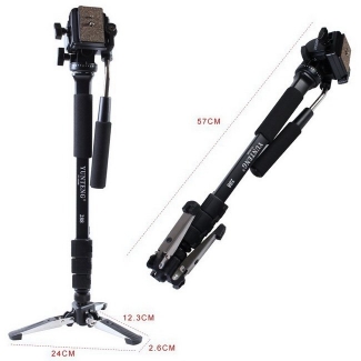 Yunteng YCT-288 Aluminum 4-Section Monopod with Pan Head and Quick Release Lock Price in Pakistan | LAPTAB