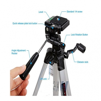 VICTORY 2011 Aluminium Professional Tripod for Cameras and Camcorders, Max Load 2kg Price in Pakistan | LAPTAB