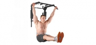 Portable Wall Mounted Pull Up Bar with Dip Station, Steel, Supports 200kg Price in Pakistan | LAPTAB