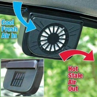 Car Auto Fan Cool Ventilation Solar Powered, Fits Any Car Window, No Batteries Needed Price in Pakistan | LAPTAB