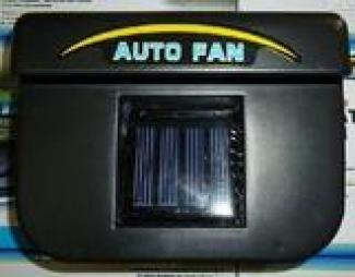 Car Auto Fan Cool Ventilation Solar Powered, Fits Any Car Window, No Batteries Needed