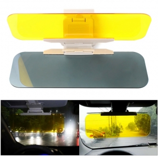2 in 1 Car Anti-Glare Mirror Sun Visor for Day and Night Glare Reduction