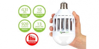 Zapplight 2 In 1 LED Lightbulb & Bug Zapper, 60W, 600 Lumens, 500 Sq Ft Coverage Price in Pakistan | LAPTAB