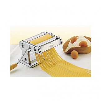 Noodle & Pasta Making Machine Silver with Adjustable Roller and 8 Cutters for Various Shapes Price in Pakistan | LAPTAB