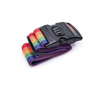 Luggage Securing Belt with Digital Code Lock, Multicolor Nylon, 200cm Length Price in Pakistan | LAPTAB