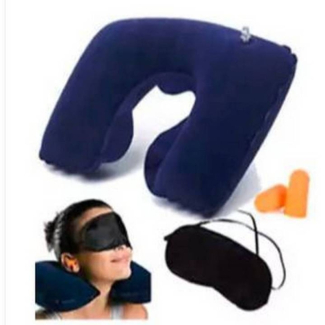 Travel Sleeping Comfort Kit with Smooth Velvet Leather for Travel and Camping Price in Pakistan | LAPTAB