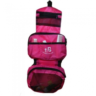 Foldable Makeup Bag in Blue Parachute Material for Traveling and Camping Price in Pakistan | LAPTAB