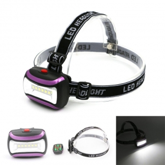 Purple 6-LED Headlight Torch for Camping, Hiking, Hunting, and Fishing, 43g, PVC, 3 AAA Batteries Powered Price in Pakistan | LAPTAB