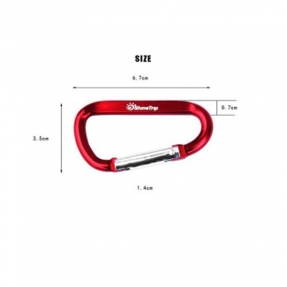 Metal Hook Clip Red, High Strength Aluminum Alloy, 40kg Load Capacity, 6.7x3.5cm Price in Pakistan | LAPTAB