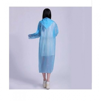 Raincoat Camping Hoodie Blue - Unisex Disposable Waterproof Poncho, One Size Fits All Price in Pakistan | LAPTAB
