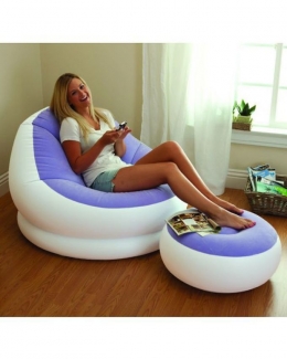 Intex Inflatable Cafe Chaise Chair With Optional Pump