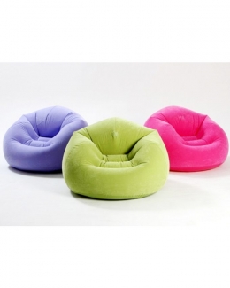 Inflatable Armchair PVC Vinyl Couch Chair with Modern Backrest, Indoor/Outdoor Use Price in Pakistan | LAPTAB