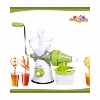 Manual Fruit Juicer with Vacuum Lock, Dishwasher Safe, Includes Jug and Strainer, Compact and Portable Price in Pakistan | LAPTAB
