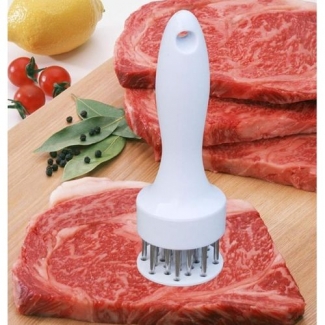 Professional Stainless Steel Needle Meat Tenderizer with Plastic Handle for Steak and Barbecue Price in Pakistan | LAPTAB