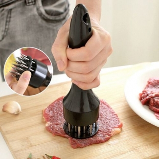 Professional Stainless Steel Needle Meat Tenderizer with Plastic Handle for Steak and Barbecue Price in Pakistan | LAPTAB