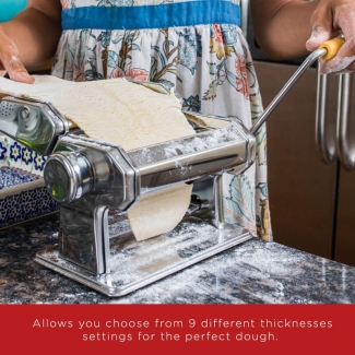 Instant Noodles Pasta Making Machine Stainless Steel with Double Cutter and Safety Hook Price in Pakistan | LAPTAB