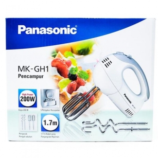 Hand Mixer MK-GH1 with 5 Speeds, Turbo Button, Stainless Steel Hooks, Toughened Plastic Price in Pakistan | LAPTAB