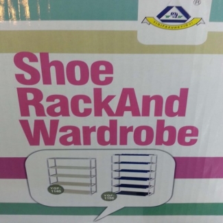 4/5 Layer Shoe Rack and Wardrobe Rack with Zip-Up Cover, Holds 12 Pairs, Portable and Dustproof Price in Pakistan | LAPTAB