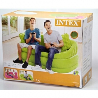 Inflatable Sofa Green 68573 - Lightweight PVC Vinyl, Indoor/Outdoor Use, Supports 220 lbs Price in Pakistan | LAPTAB