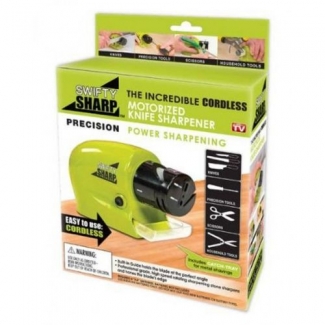 Swifty Sharp Motorized Cordless Knife Sharpener with Safety Slot and Catch Tray Price in Pakistan | LAPTAB