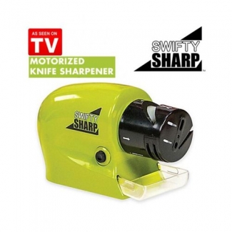 Swifty Sharp Motorized Cordless Knife Sharpener with Safety Slot and Catch Tray Price in Pakistan | LAPTAB