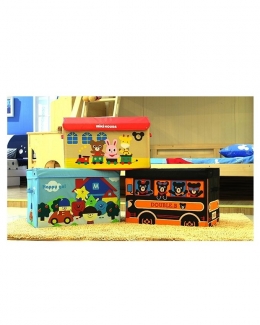 Cartoon Toy Storage Box Multicolor ? Durable Organizer for Kids' Toys Price in Pakistan | LAPTAB