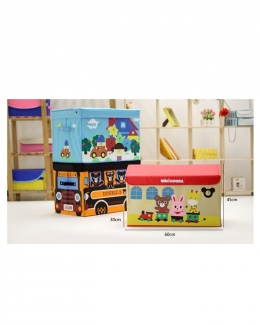 Cartoon Toy Storage Box Multicolor ? Durable Organizer for Kids' Toys Price in Pakistan | LAPTAB