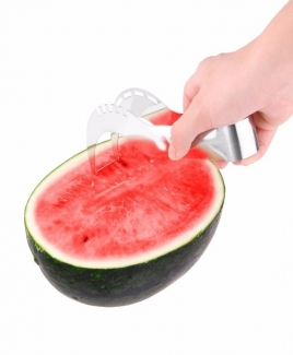 Watermelon Slicer Peeler Cutter White Stainless Steel Easy Clean Cutting Tool Price in Pakistan | LAPTAB