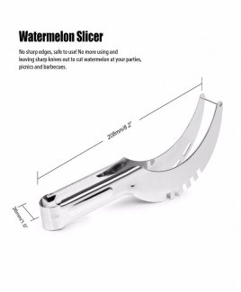 Watermelon Slicer Peeler Cutter White Stainless Steel Easy Clean Cutting Tool Price in Pakistan | LAPTAB