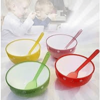 Munchkin Pack of 4 Color-Coded Nesting Bowls and Spoons Set, BPA-Free Price in Pakistan | LAPTAB
