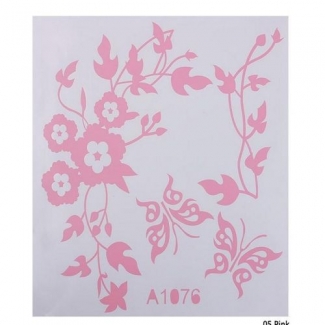 Bathroom Toilet Sticker Pink - Premium Quality Decorative Bathroom Decal Price in Pakistan | LAPTAB