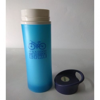 Sports Water Bottle 500ml BPA-Free Plastic, Keeps Drinks Cold, Blue Price in Pakistan | LAPTAB