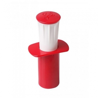 Garlic Masher Peeler - Stainless Steel and Plastic Garlic Press, 10.5x7cm, Red Price in Pakistan | LAPTAB