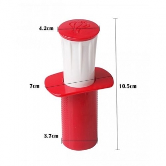 Garlic Masher Peeler - Stainless Steel and Plastic Garlic Press, 10.5x7cm, Red Price in Pakistan | LAPTAB