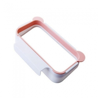 Hanging Kitchen Cabinet Garbage Bag Holder Rack Pink White 18.5x12x3.5cm Price in Pakistan | LAPTAB