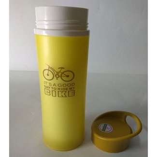 Sports Water Bottle 500ml Vacuum Insulated Eco-Friendly for Office Home Travel Yellow Price in Pakistan | LAPTAB