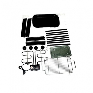 Bar B Q Grill with Folding Stand, Electric Rods, Temperature Control Knob, Portable Price in Pakistan | LAPTAB