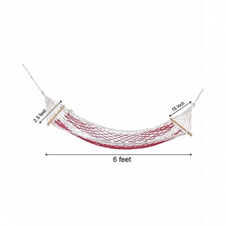 Hammock Swing Red and White Price in Pakistan | LAPTAB