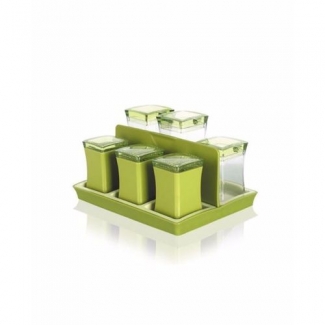 Sauce Container Green with Airtight Screw-Top Lid for Sauces and Condiments Storage Price in Pakistan | LAPTAB