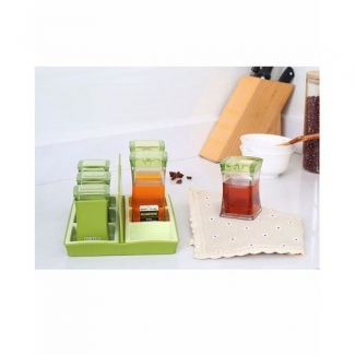 Sauce Container Green with Airtight Screw-Top Lid for Sauces and Condiments Storage Price in Pakistan | LAPTAB