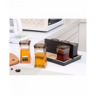 Brown Sauce Container with Airtight Screw-Top Lid, Small and Space-Savvy Price in Pakistan | LAPTAB