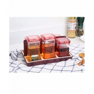 Pink Sauce Container with Airtight Screw-Top Lid, Small and Space-Saving Price in Pakistan | LAPTAB