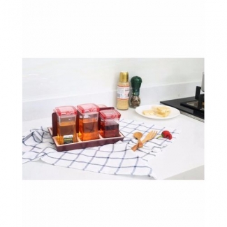 Pink Sauce Container with Airtight Screw-Top Lid, Small and Space-Saving Price in Pakistan | LAPTAB