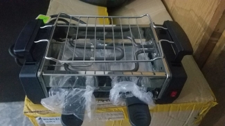 Electric BBQ Grill with Toaster and Frying Pan, Non-Stick Stainless Steel Combo Price in Pakistan | LAPTAB